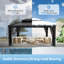Pavillon de jardin double galvanisé-121688709