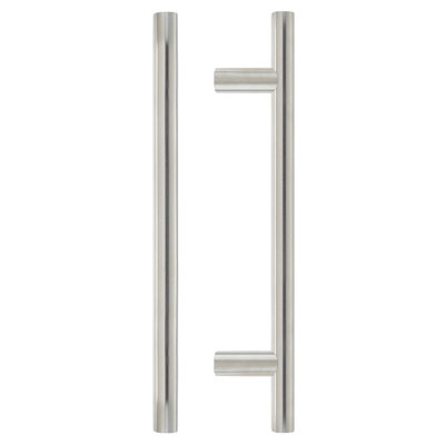 19Mm Guardsman Pull Handle - 425Mm  - Grade 201 - Bolt Through Fixings