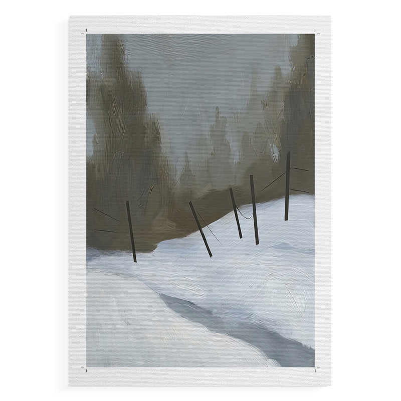 Deep Snow II - Impression sur toile seulement - NON-CADRE, H 18 po x l 12 po