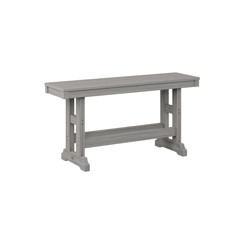 Banc de comptoir de 44 po Berlin, Bois flottant gris, H 23 po x l 44 po x P 12,5 po