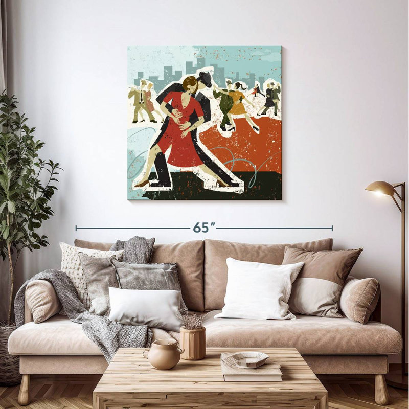 Enn Dancing The Tango, 39" H x 39" W
