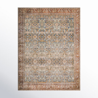 Pratt Ocean Rust Oriental Rug