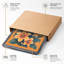 Orange Lilies On Navy Botanical - Print-514843935-514843928