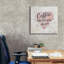 «Coffee Makes Everything Okayer» par Britt Hallowell, estampe numérique sur toile-384127867