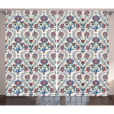 Norridge Semi Sheer Curtain Pair