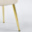 Ensemble de 2 chaises de salle à manger modernes avec pieds en métal-624798956