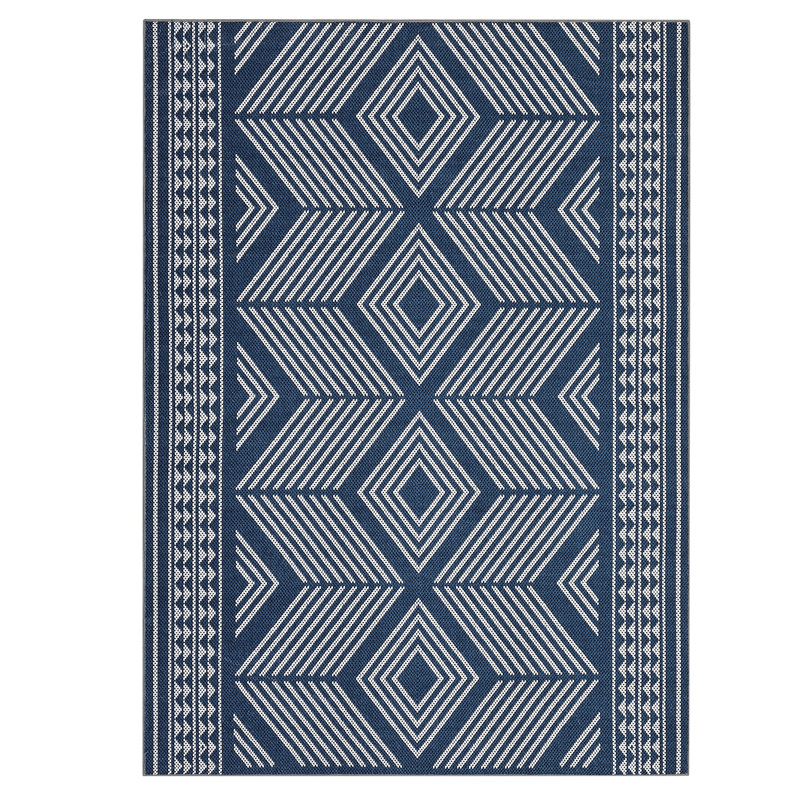 Machine Washable Area Rugs, Modern Geometric Area Rugs with Non-Slip Backing, Stain-Resistant Low Pile Carpet, Contemporary Accent Rugs for Living Room, Bedroom