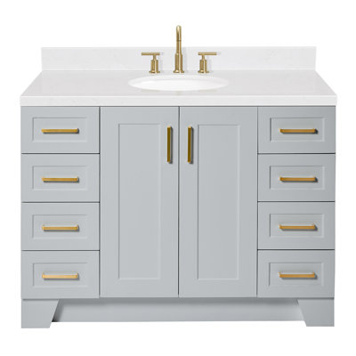 Freitas 48'' Solid Wood Single Bathroom Vanity