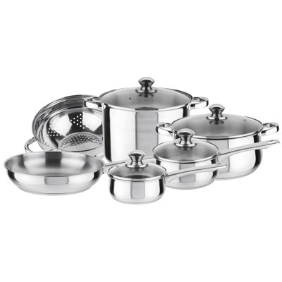 Magefesa Vesta 10-Piece Stainless Steel Cookware Set