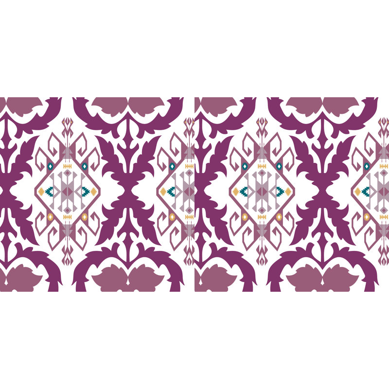 Housse et insert de coussin carré Happy Hippy, 20 po x 20 po, Violet