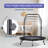 GDY Round Fitness Trampoline with Handlebar-89823092