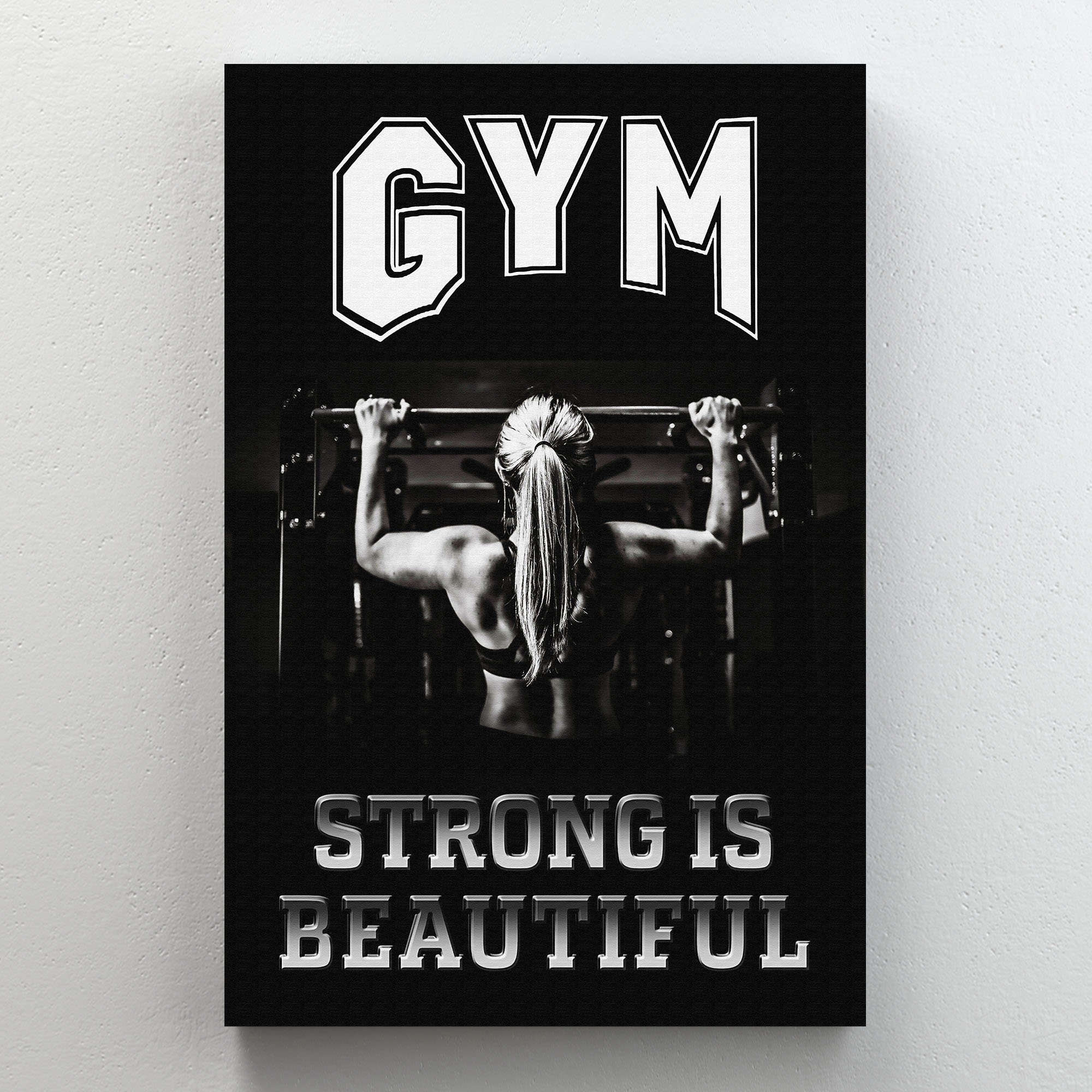  Workout Posters For Home Gym Tone Your Arms Exercise and  Fitness Motivational Inspirational Chart White Wood Framed Art Poster  14x20: Posters & Prints