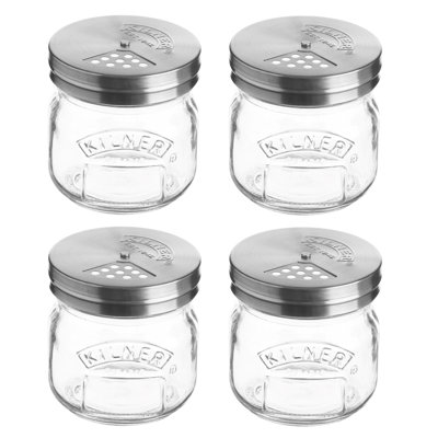 Kilner Storage Jar With Shaker Lid - Set Of 4