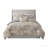 7 Piece Textured Cotton Blend Comforter Set Gray Queen