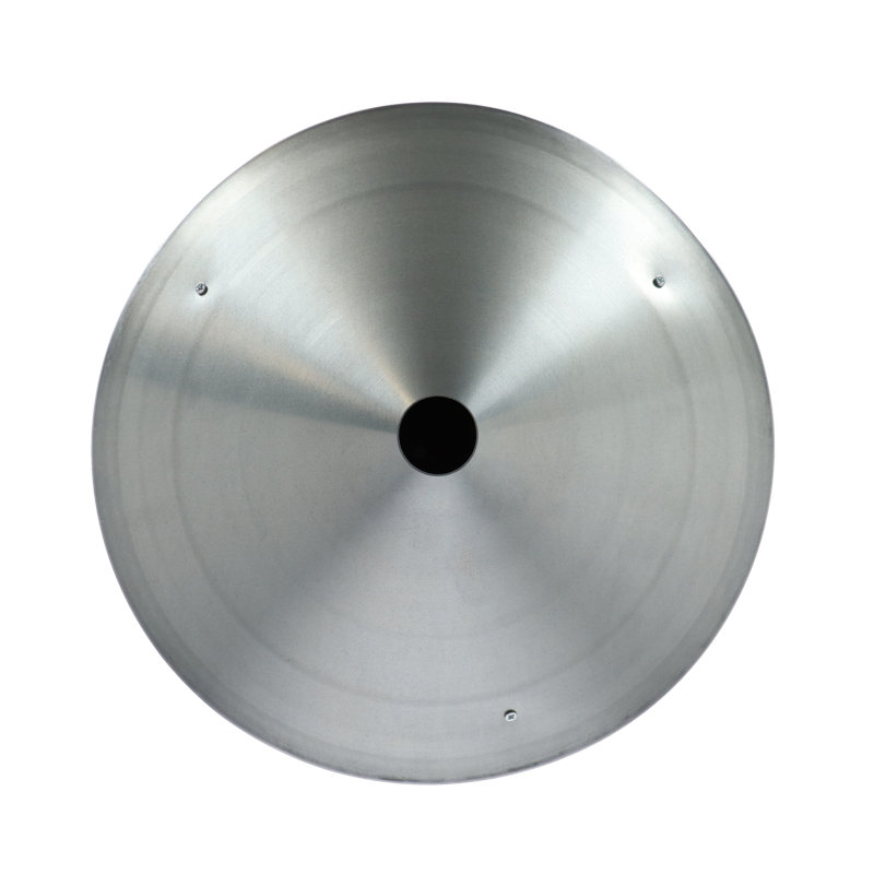 Round Oak Bird Table with Zinc Roof