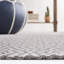 Tapis gris / ivoire en coton Martha Stewart 484-73725317