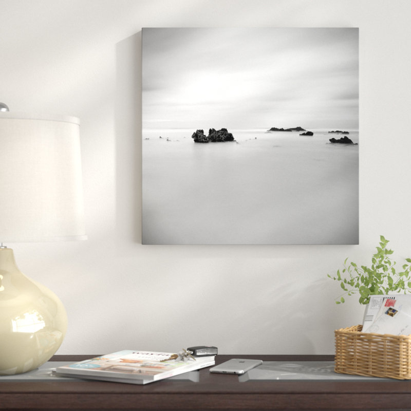 «Beach», reproduction de photo sur toile, H 12 po x l 12 po x P 0,75 po, Toile tendue, Pas de tapis