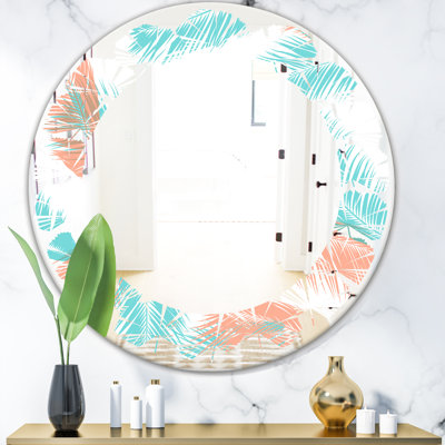 Miroir mural Leaves Tropical Foliage II