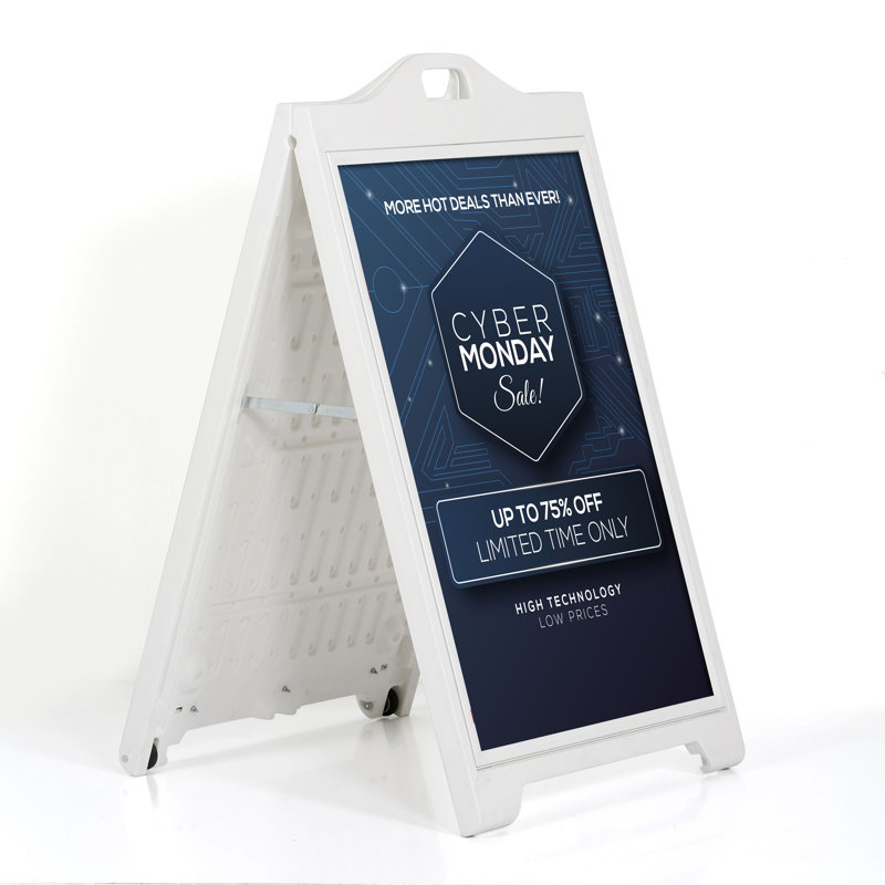 Street SignPro Board without Lens Protective Cover, White