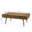 Stuttgart Solid Wood Four Leg Coffee Table with Storage