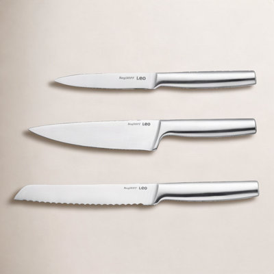 BergHOFF Leo Legacy Stainless Steel 3Pc Knife Set