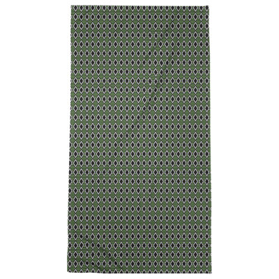 Serviette de bain à losanges géométriques