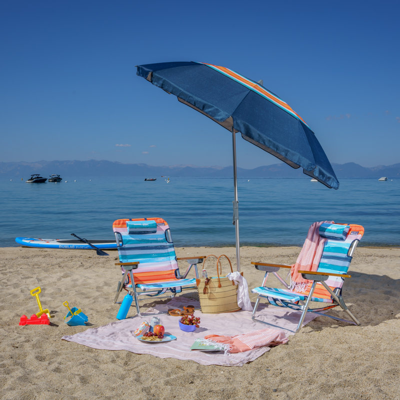 Chaise de plage inclinable / pliante Kuwana