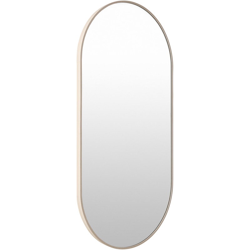 Destefano Essence Accent Mirror, 39" x 20", Bleached Oak