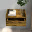 Caliana 40cm W Manufactured Wood Bedside Table