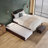 Elliana Solid Wood Platform Bed with Trundle-87198475-81971007