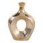 Vase de table ovale moderne en céramique Kato, design ajouré, idéal pour la décoration intérieure - Vase sculptural moderne et haut, parfait comme centre de table pour la salle à manger ou le bureau - Or-243202210-209521554