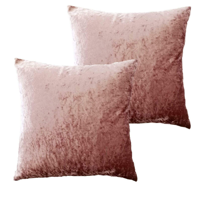 Crushed Cushion Cover, Pink