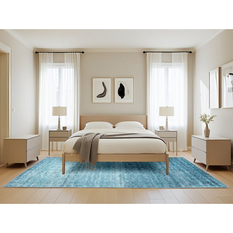 Abstract Indoor Rug, Rectangle 5' x 8'