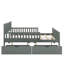 Wooden Platform Bed With Safety Guardrails-699782334-699782331