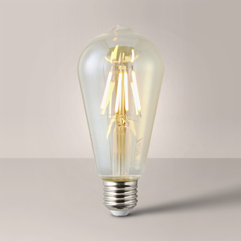 4W E27 Dimmable LED Vintage Edison Light Bulb Amber
