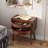 Rotating Hidden Compartment Nightstands, Mid Century Modern Concealment Furniture, Rattan Bed Side Table, Compartment End Table with Wood Legs, Bedside Tables for Bedroom, Living Room-114581990