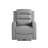 Lamira 34.6" Wide Upholstered Power Recliner with Power Adjustable Headrest 