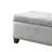 Lanpher Gray Storage Bench/ottoman