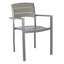 Chaise de patio empilable Cargile