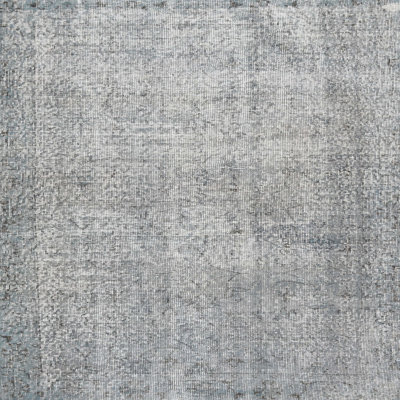 Tapis oriental gris / blanc