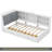 Wood  Platform Bed With Storage Headboard, Shelves And 2 Drawers,-1768264094-1768264095