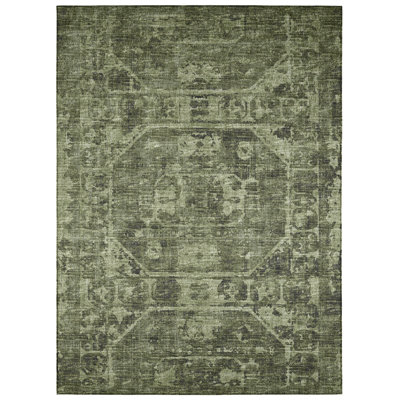 Fenwick Washable Oriental Indoor / Outdoor Rug