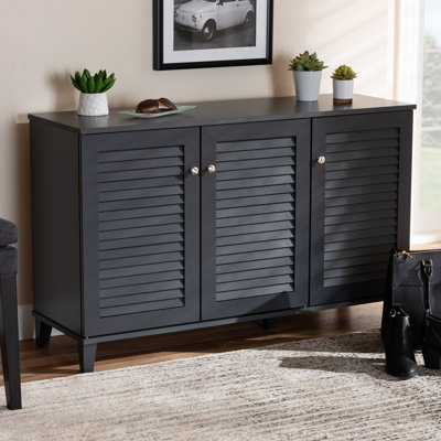 Armoire de rangement pour chaussures moderne et contemporaine 16 paires