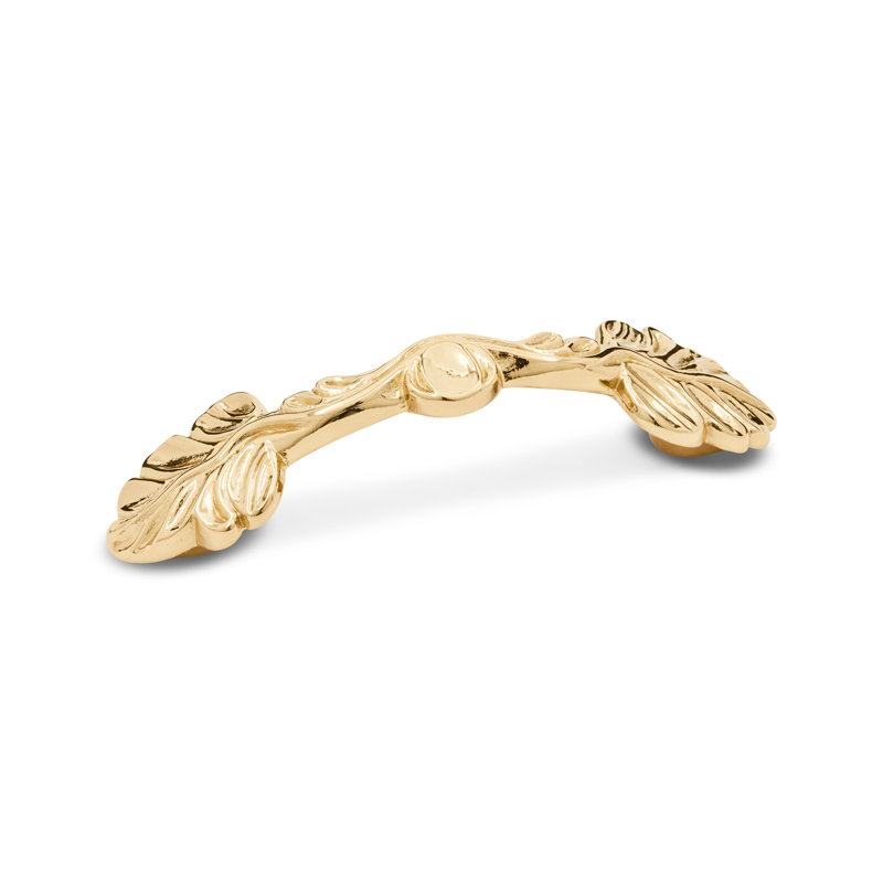 CP Series 3" Center to Center Arch Pull, Polished Brass
