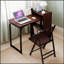 Bureau pliant en bambou, conception pliable pour les petits espaces, bureau d'ordinateur avec rangement caché, style Mid-Century pour le bureau à domicile et la chambre à coucher