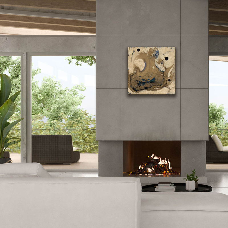 «Mojave 1» par Alicia Ludwig, art mural sur toile, H 26 po x l 26 po x P 1,5 po