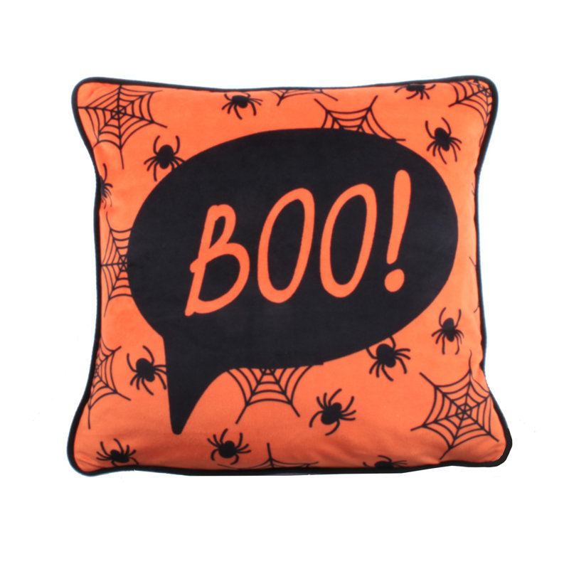 Boo Square Throw Cushion