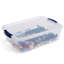 Bacs de rangement en plastique avec couvercle Rubbermaid Cleverstore 16 pte, paquet de 6-101700728
