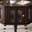 Retro niche design solid wood coffee table