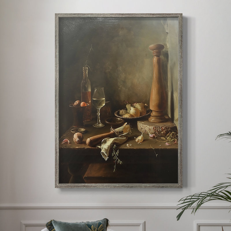 Reproduction encadrée FLORAL Series DCCXVIII - bois massif, H 30 po x l 24 po